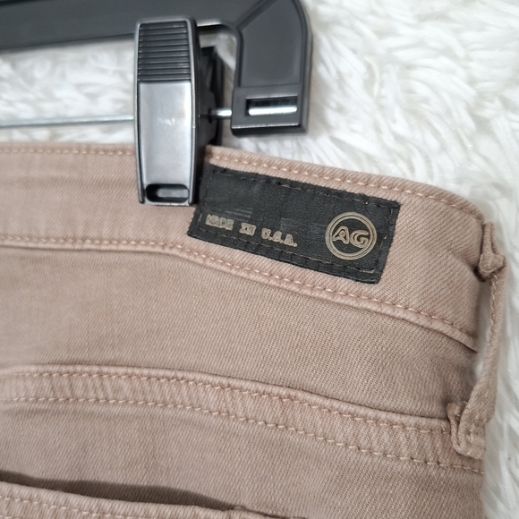 AG Adriano Goldschmied The Stevie Slim Straight Leg Ankle Brown Mocha 32R - Picture 11 of 13